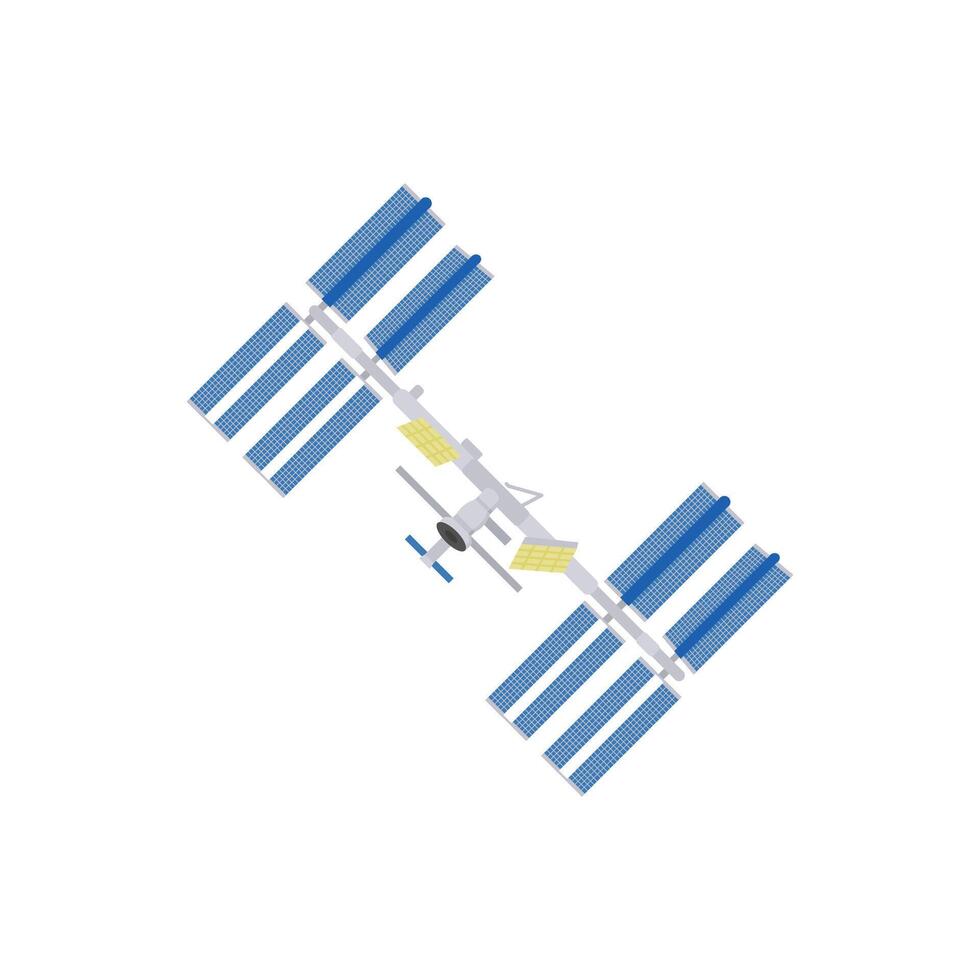 Space Station, Space Illustration vector