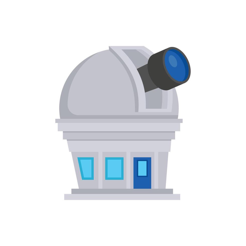 Observatory Dome, Space Illustration vector