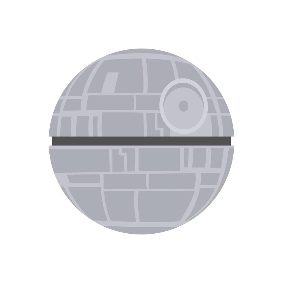 Death Star, Space Illustration vector
