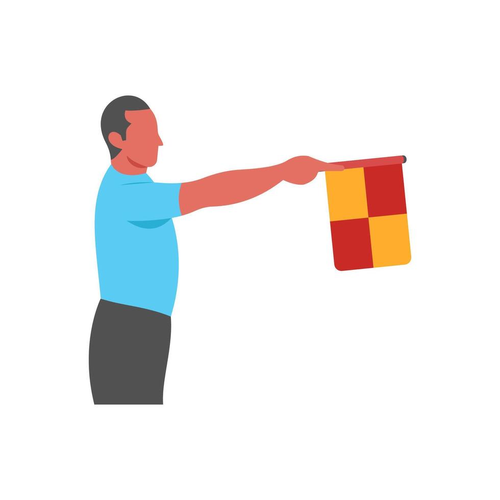 Assistant Referee, Football Championship Soccer Illustration vector