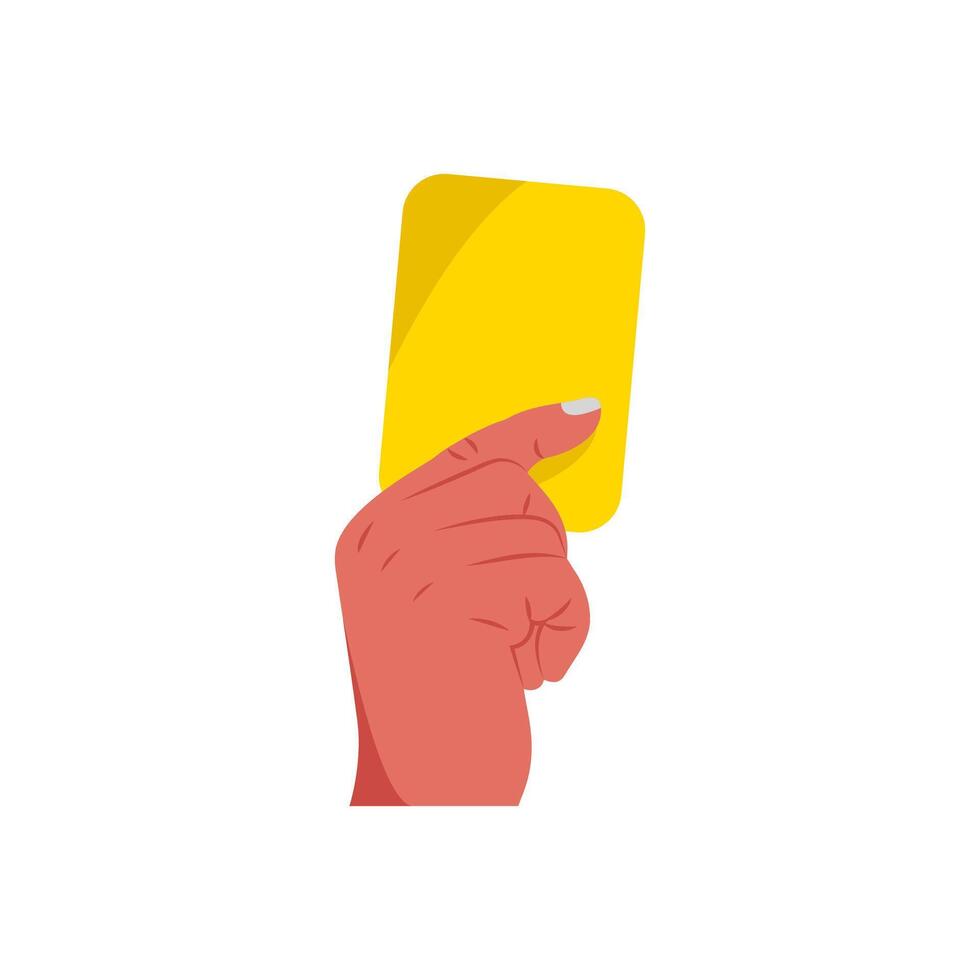 Yellow Card, Football Championship Soccer Illustration vector