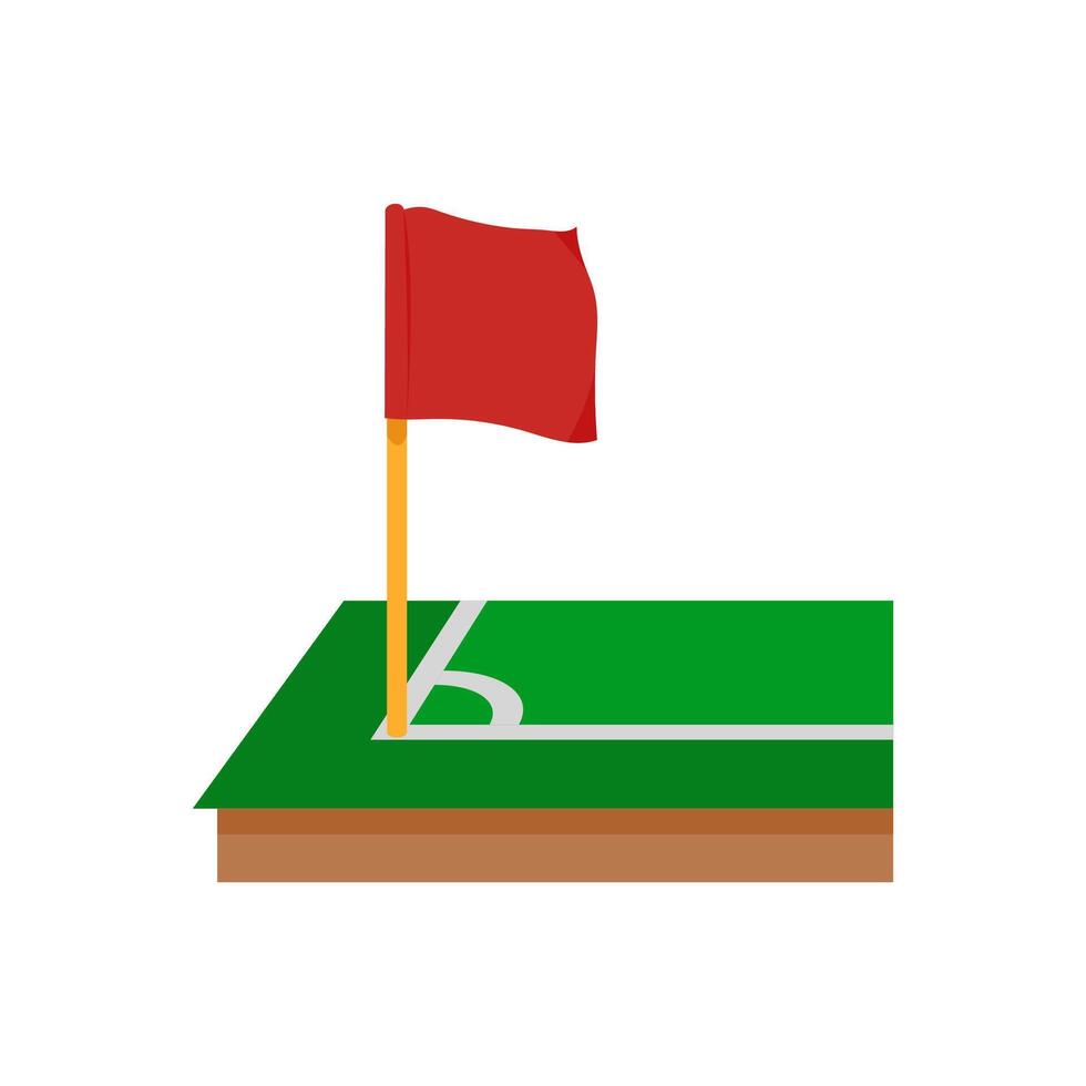 Football Field Corner, Football Championship Soccer Illustration vector