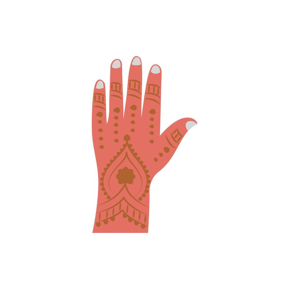 Henna, Diwali, Hindu, Indian Symbol Illustration vector