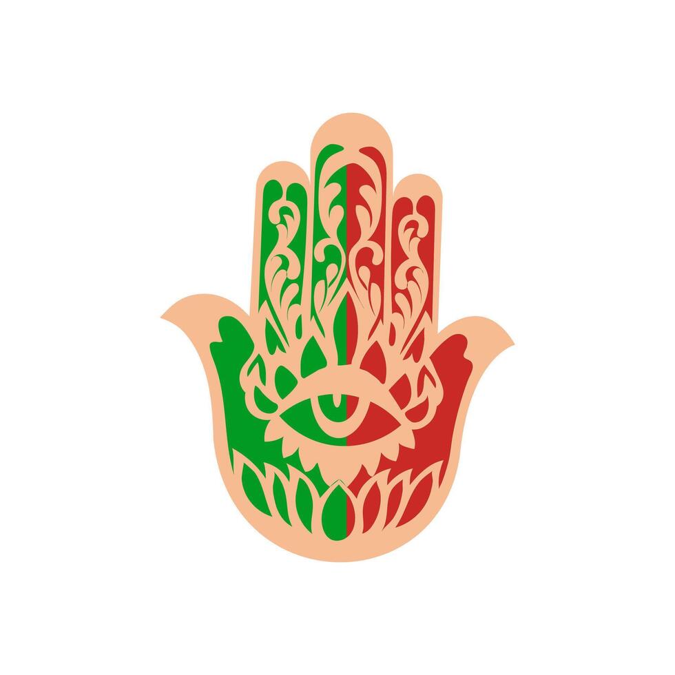 Hamsa, Diwali, Hindu, Indian Symbol Illustration vector