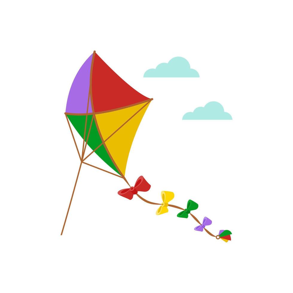 Kite, Diwali, Hindu, Indian Symbol Illustration vector