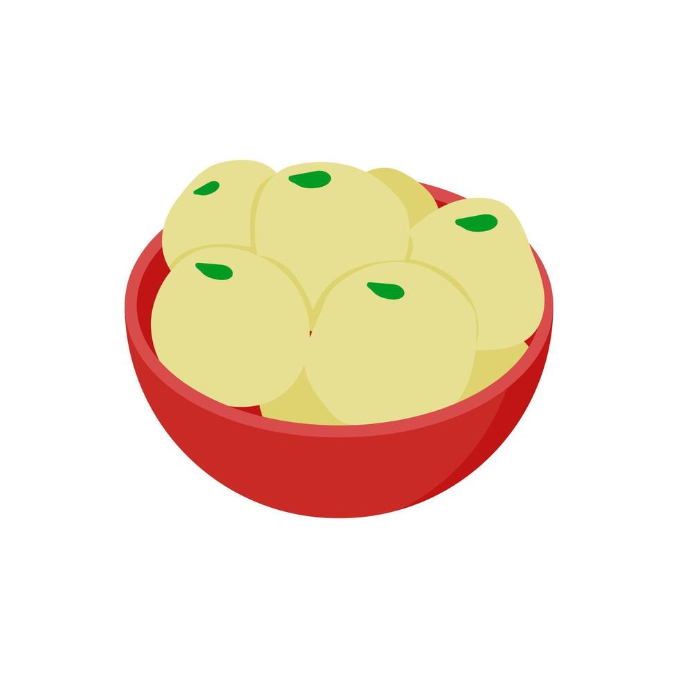 Rasgulla, Diwali, Hindu, Indian Symbol Illustration vector