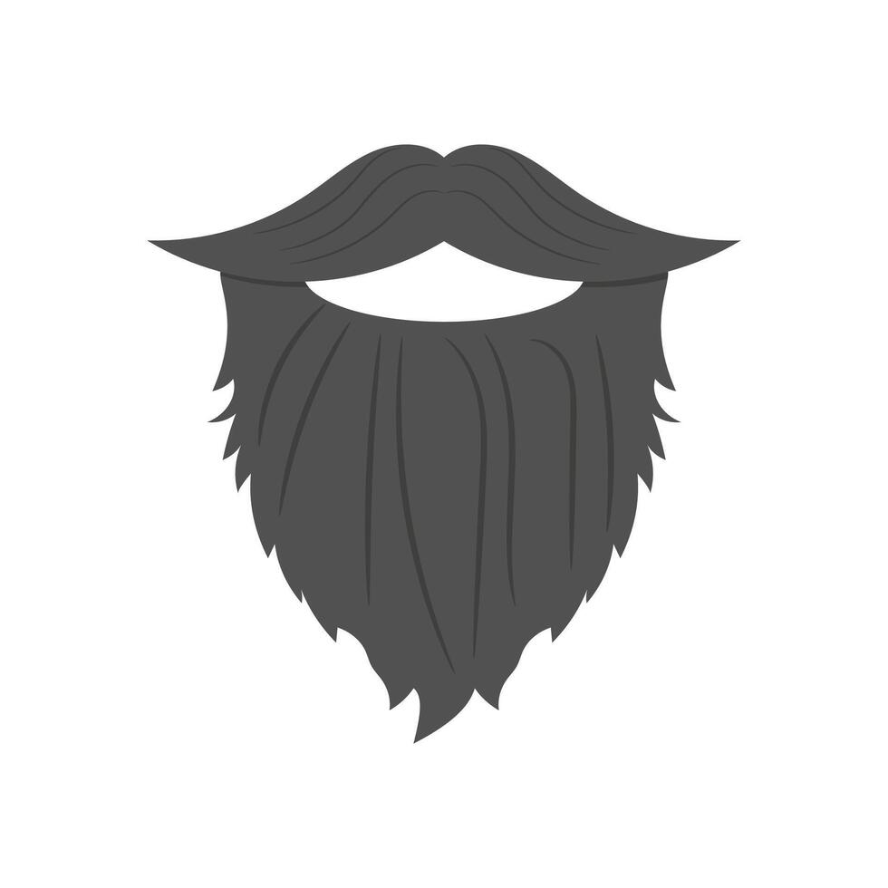Beard, Human Body Part Illustration vector