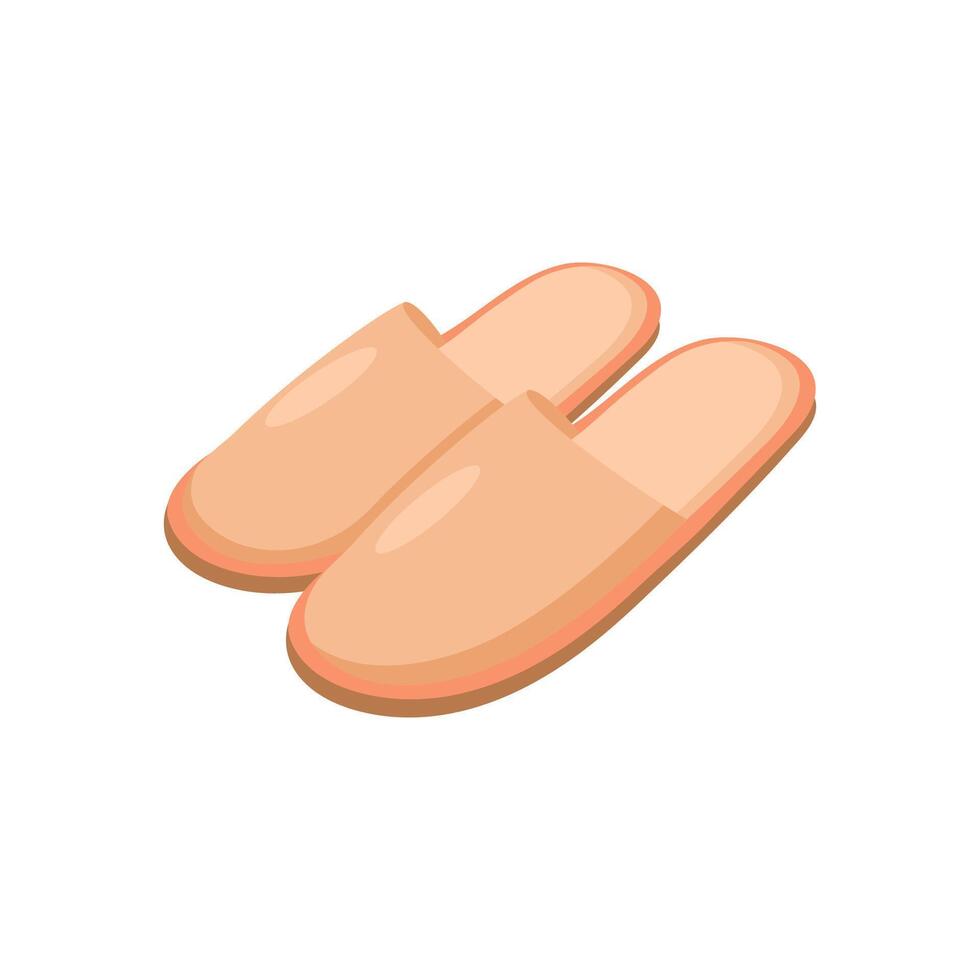 Warm Slippers , Autumn illustration vector
