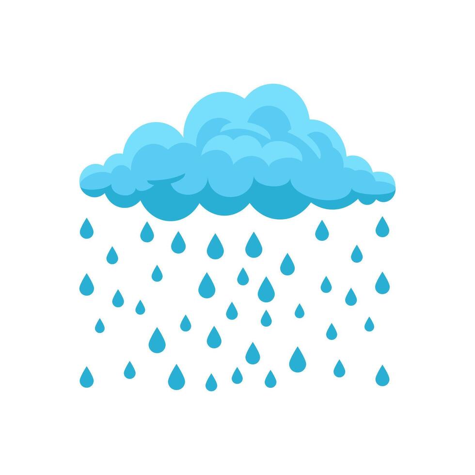 Rain , Autumn illustration vector