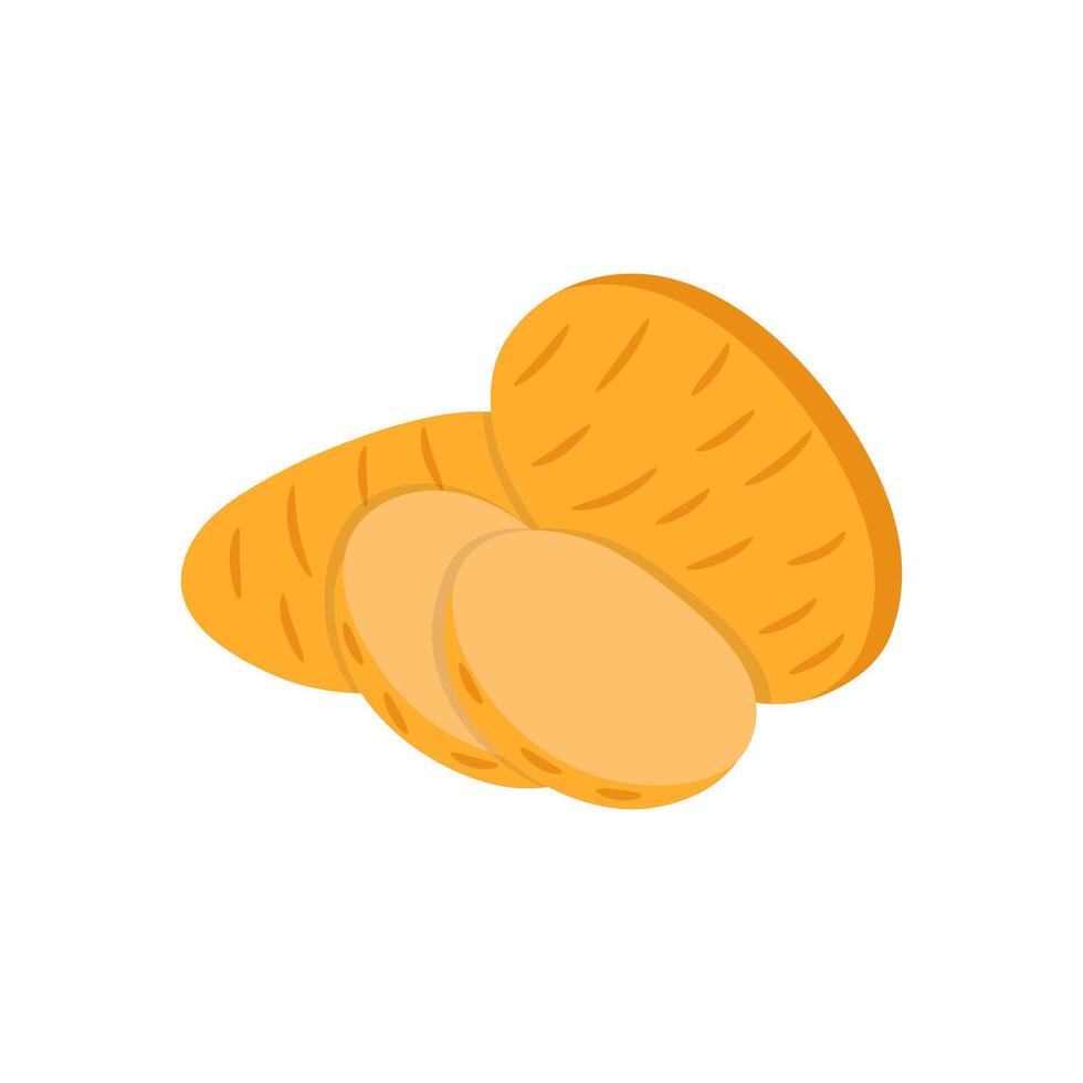 Potatoes Flat Icon, illustration vector