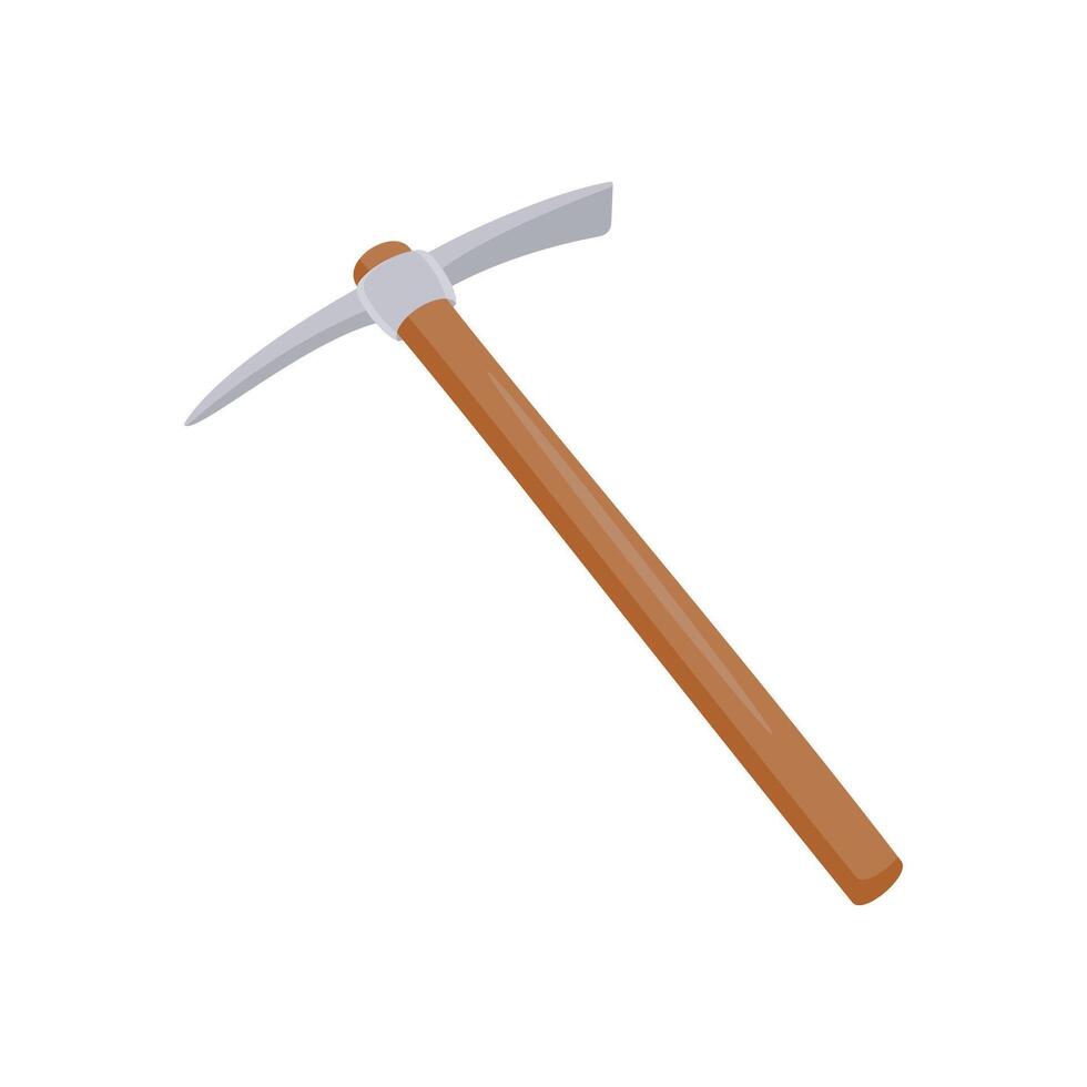 Pick Axe Flat Icon, illustration vector
