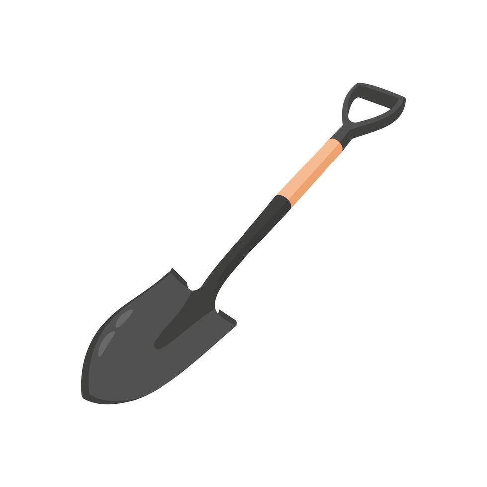 Shovel Flat Icon, illustration vector