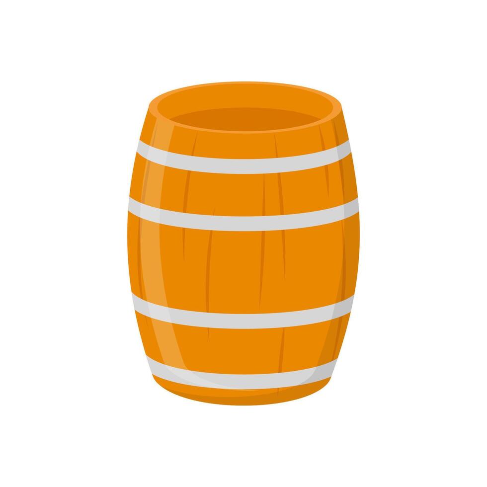 Barrel Flat Icon, illustration vector