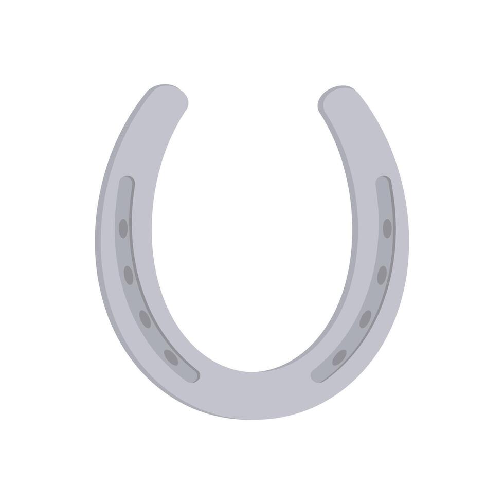Horseshoe Flat Icon, illustration vector