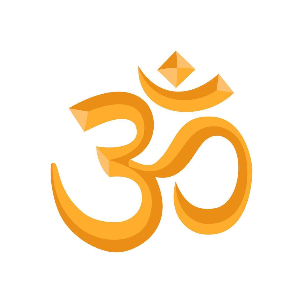 Hinduism, Indian Symbol illustration vector