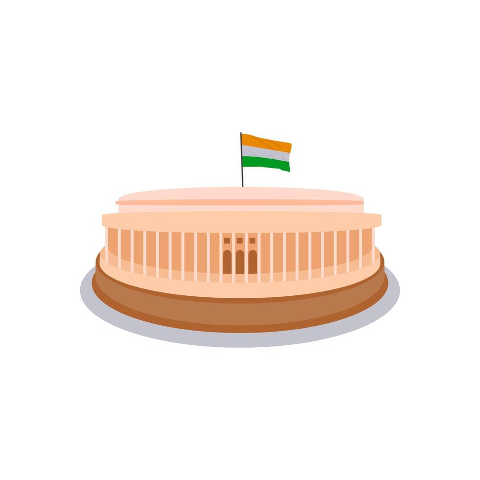 Parliament, Indian Symbol illustration vector