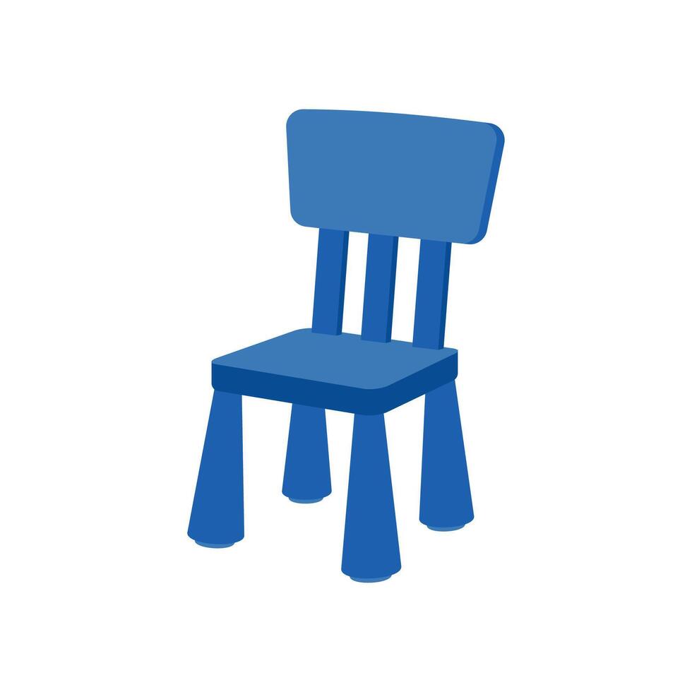 Children Chair, Kindergarten illustration vector