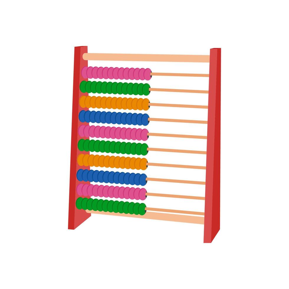 Abacus, Kindergarten illustration vector