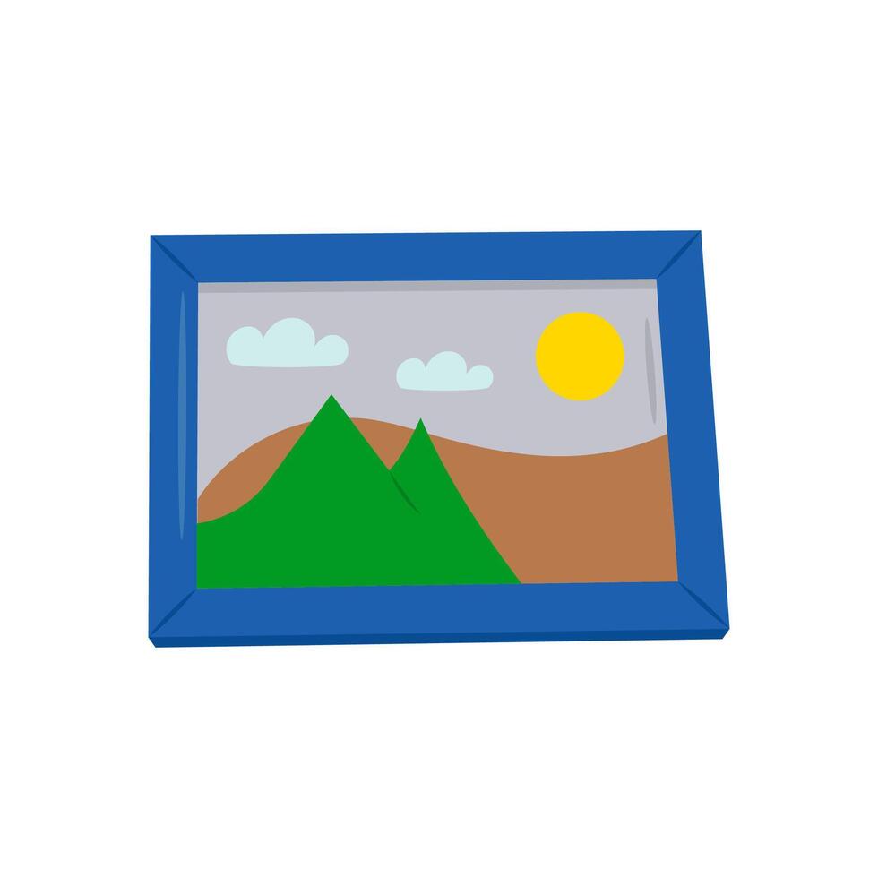 Picture Frame, Exhibition illustration vector