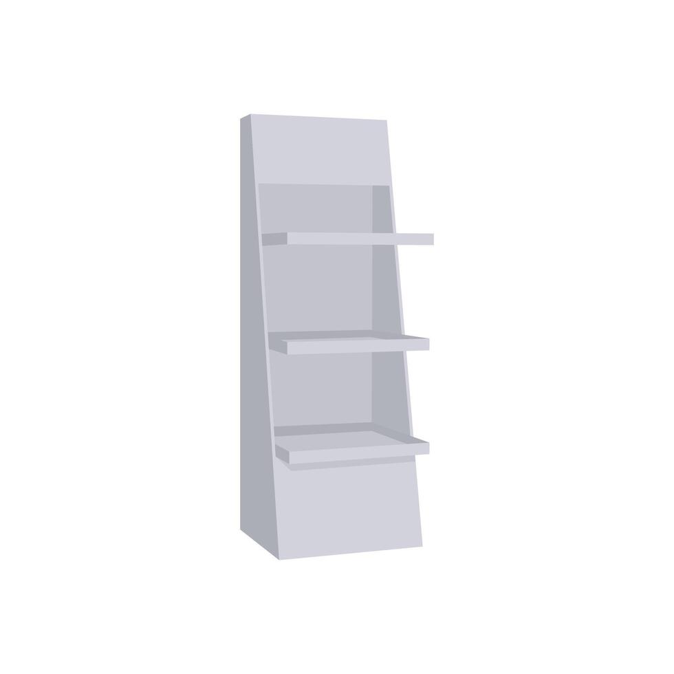 Display Shelves, Exhibition illustration vector