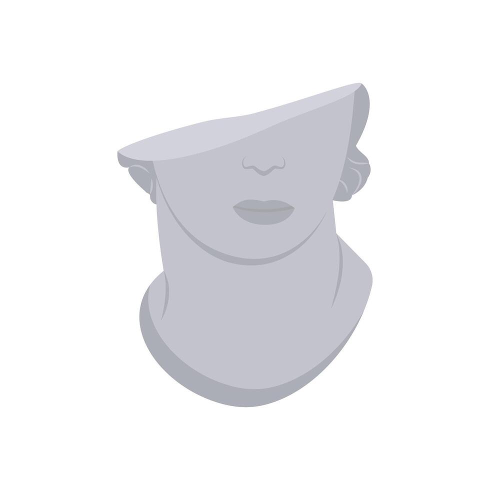 Sculpture, Exhibition illustration vector
