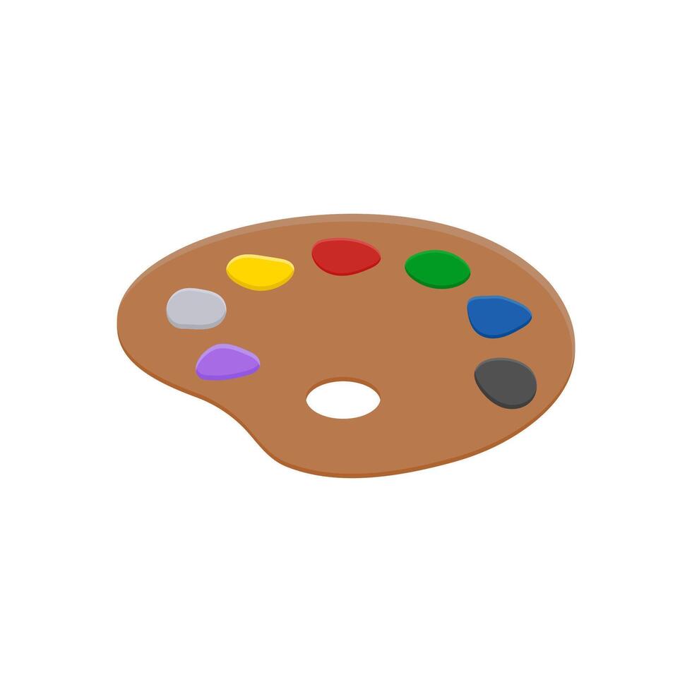 Color Palette, Exhibition illustration vector