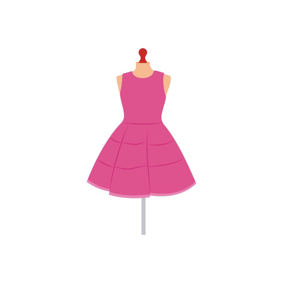Dress Exhibition, Exhibition illustration vector