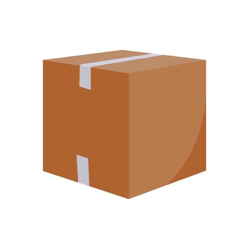Shipping Box, Delivery Service illustration vector