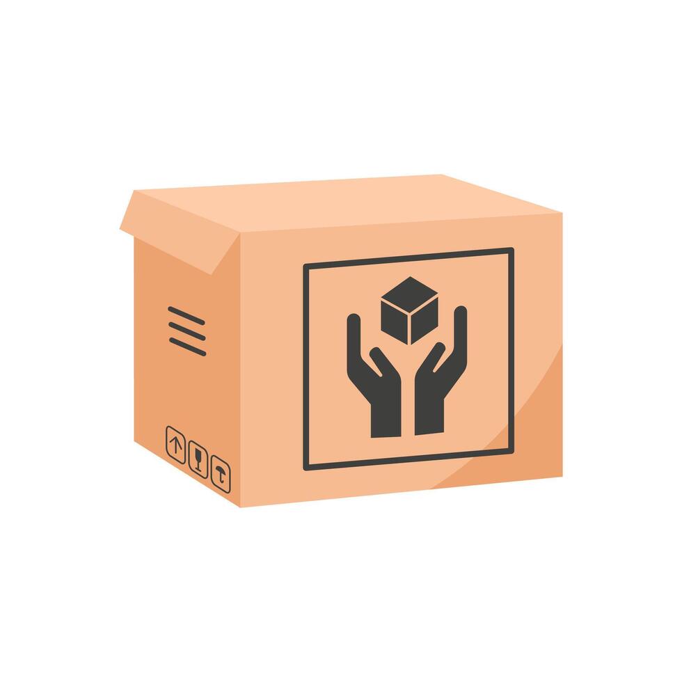 Handle With Care, Delivery Service illustration vector
