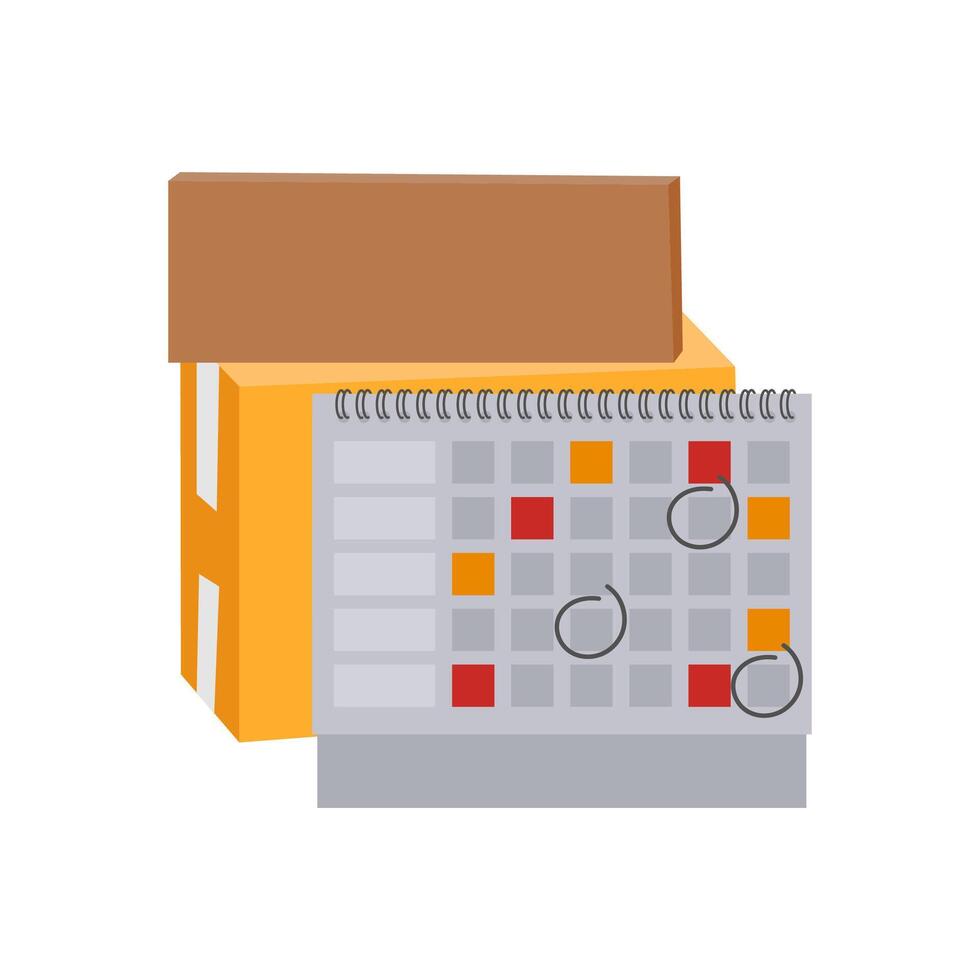 Delivery Schedule, Delivery Service illustration vector