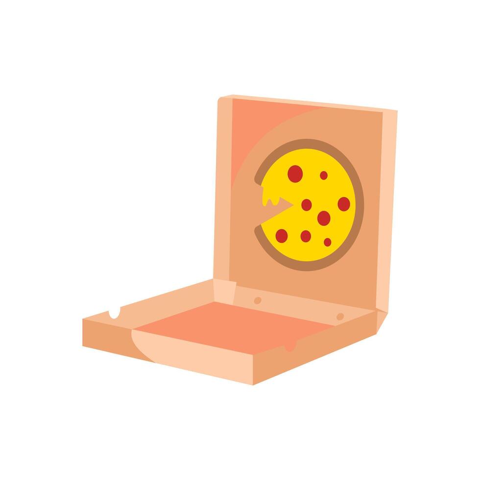 Pizza Delivery Box, Delivery Service illustration vector