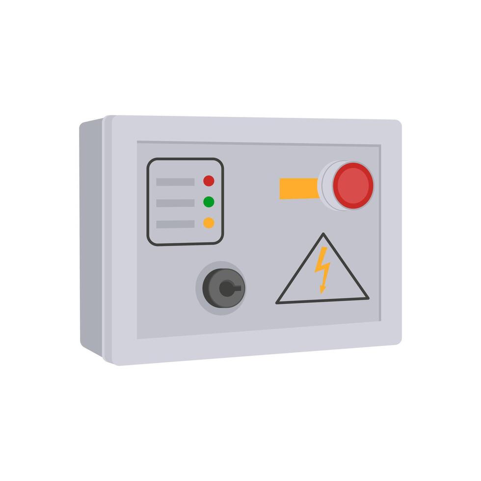 Safety Panel, Industrial Safety Equipment illustration vector