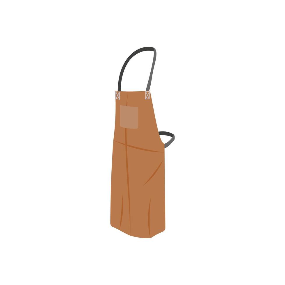 Leather Apron, Industrial Safety Equipment illustration vector