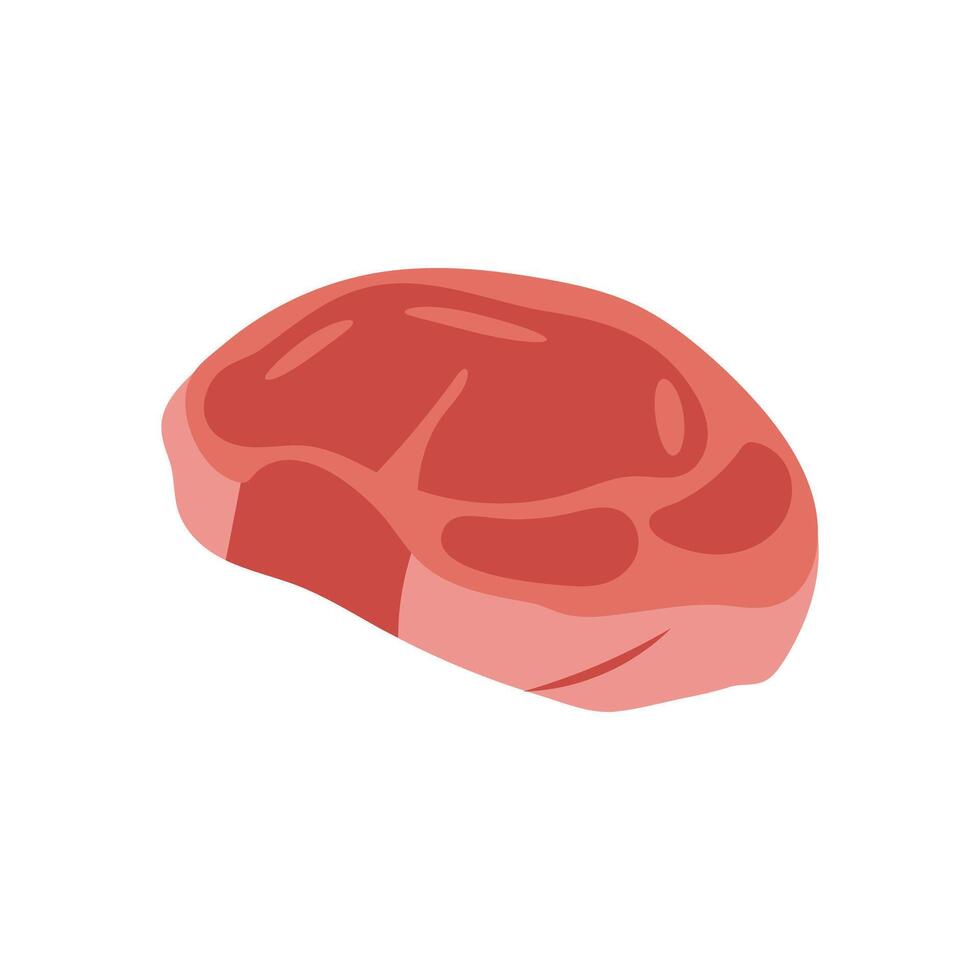 Meat, Kitchen illustration vector