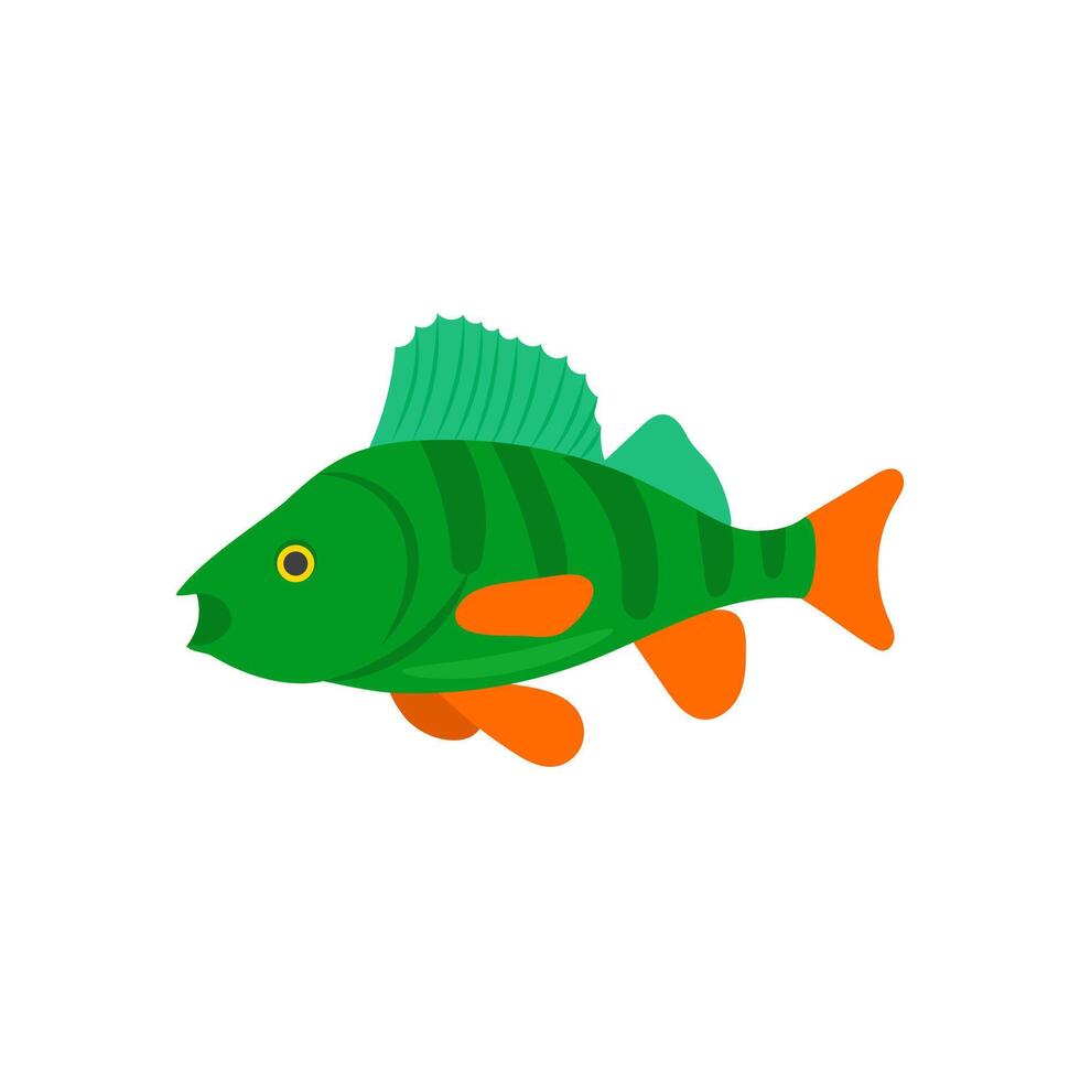 Perch Fish, Seafood Illustration vector