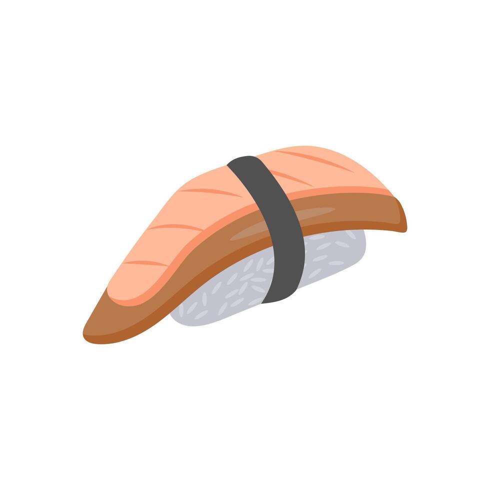 Sushi Eel, Seafood Illustration vector
