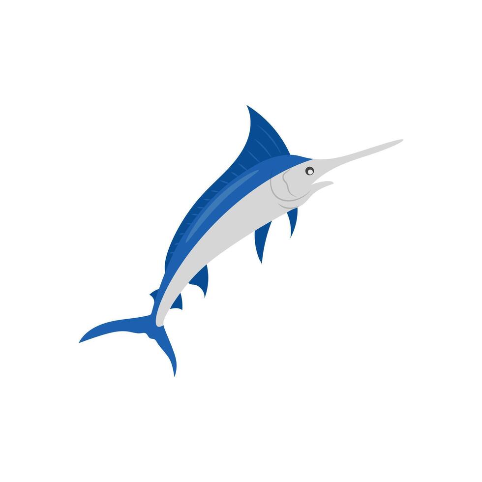 Sword Fish, Seafood Illustration vector