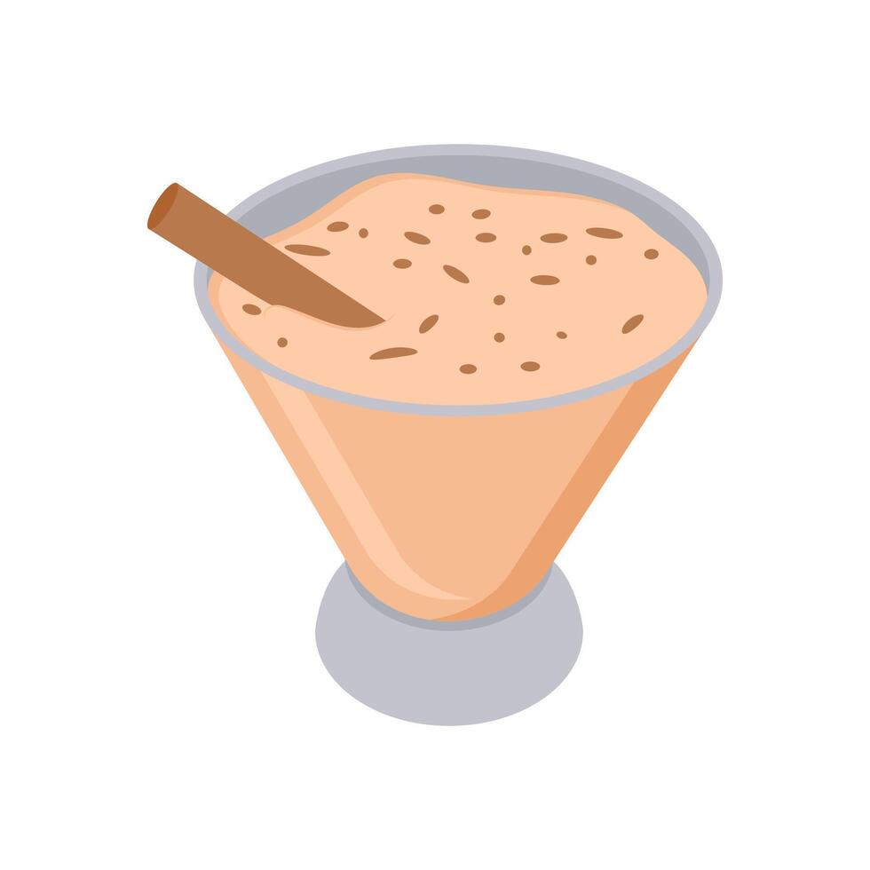 Eggnog Cocktail, Cocktails illustration vector
