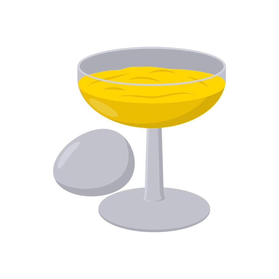 Advokaat, Cocktails illustration vector