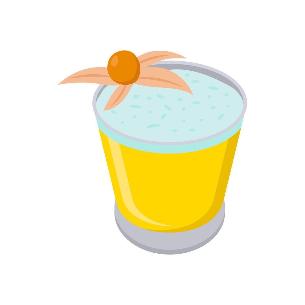 Aguaymanto Sour, Cocktails illustration vector