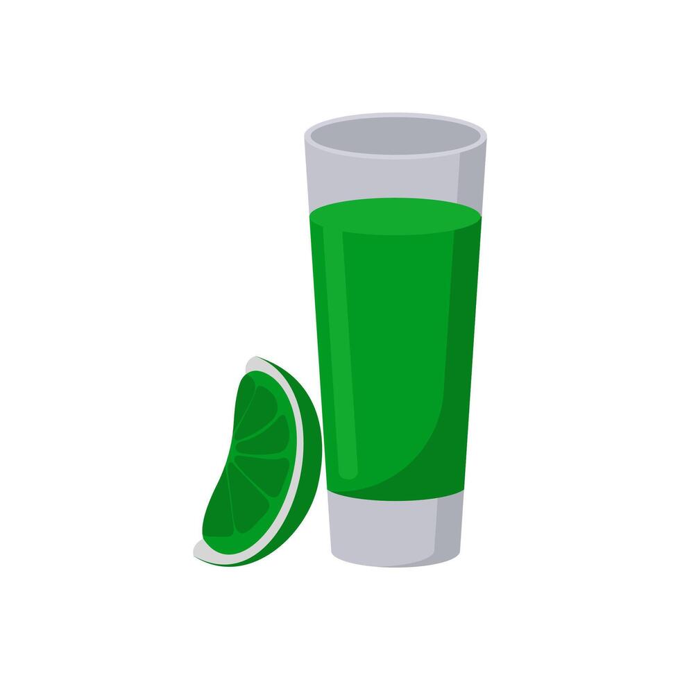 Absinthe, Cocktails illustration vector