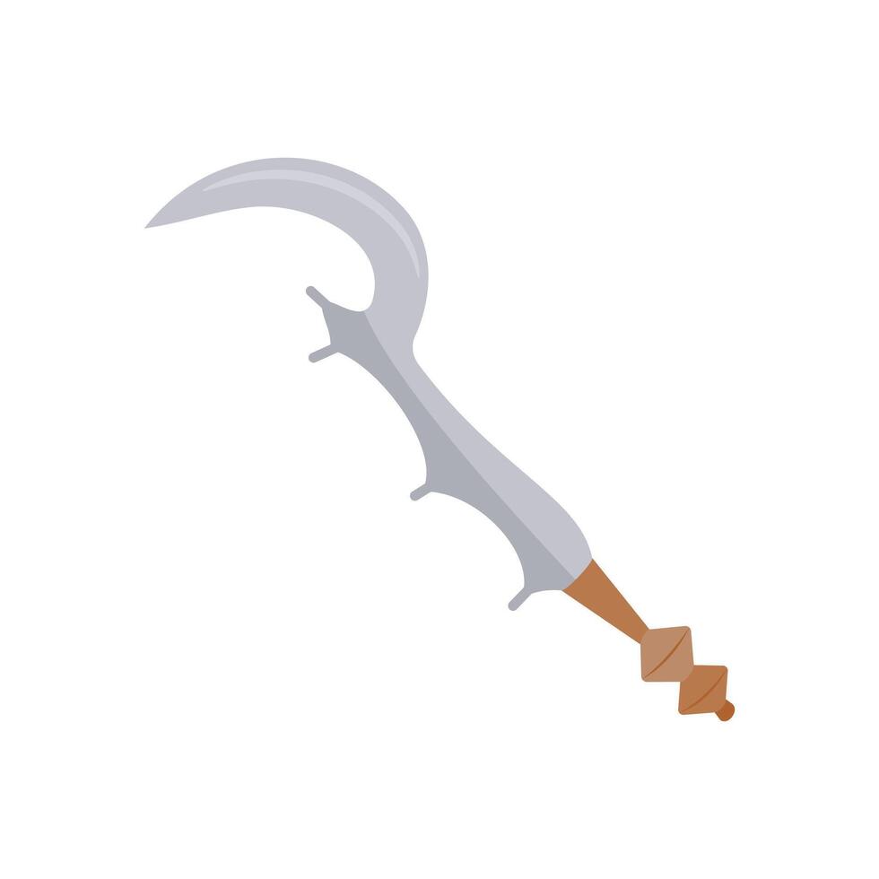 Scythe, African Symbols Illustration vector