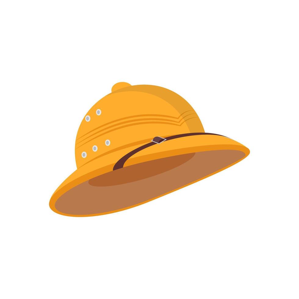 Pith Helmet, African Symbols Illustration vector