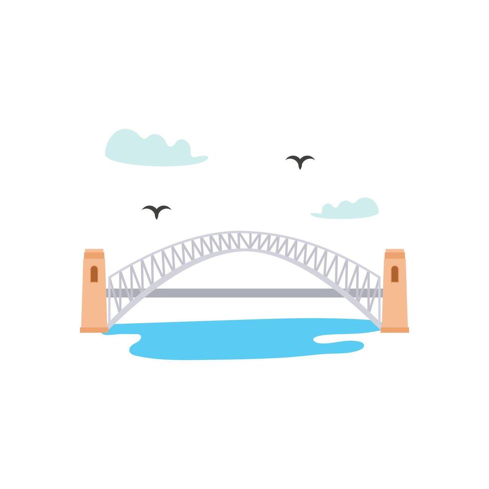 Harbour Bridge, Australia Symbols vector