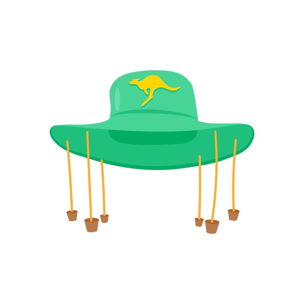 Cork Hat, Australia Symbols vector