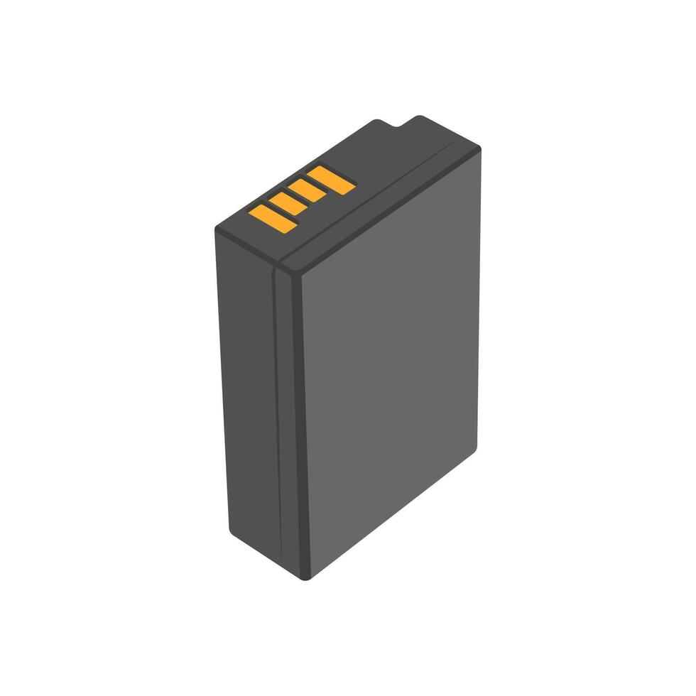 Camera Battery, Production Illustration vector