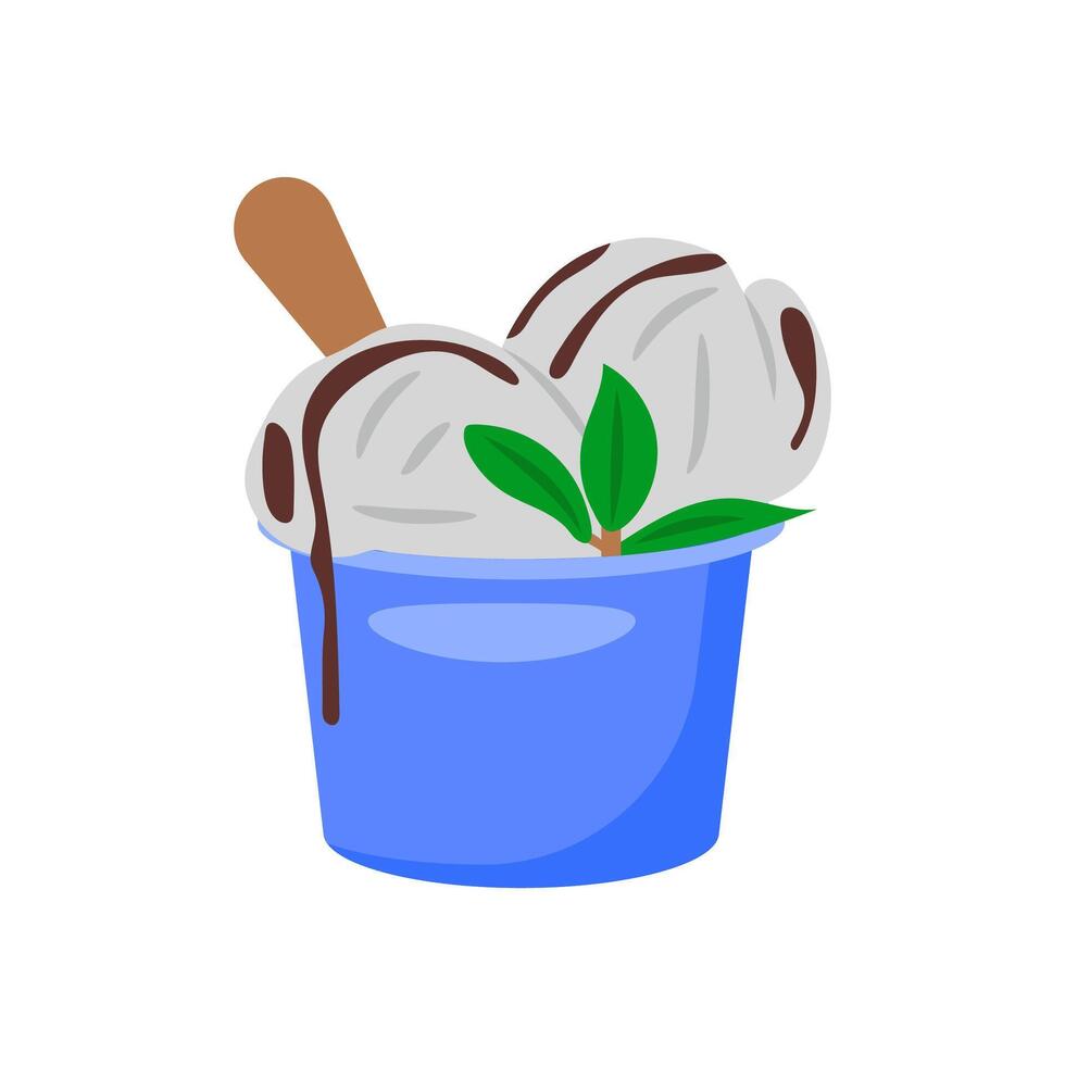 Gelato, Sweets Illustration vector