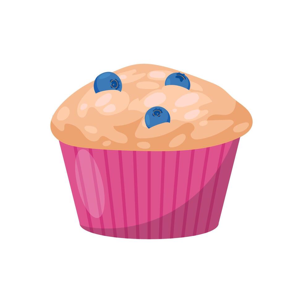 Muffins, Sweets Illustration vector