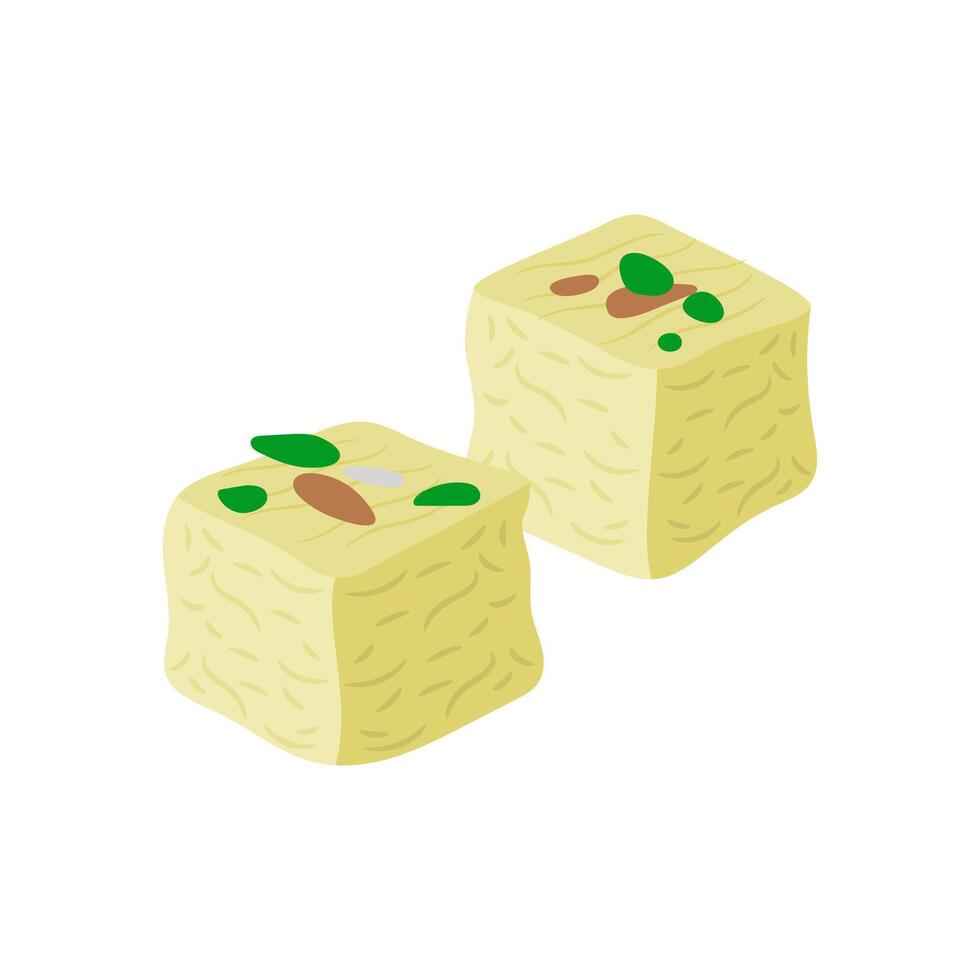 Soan Papdi, Sweets Illustration vector