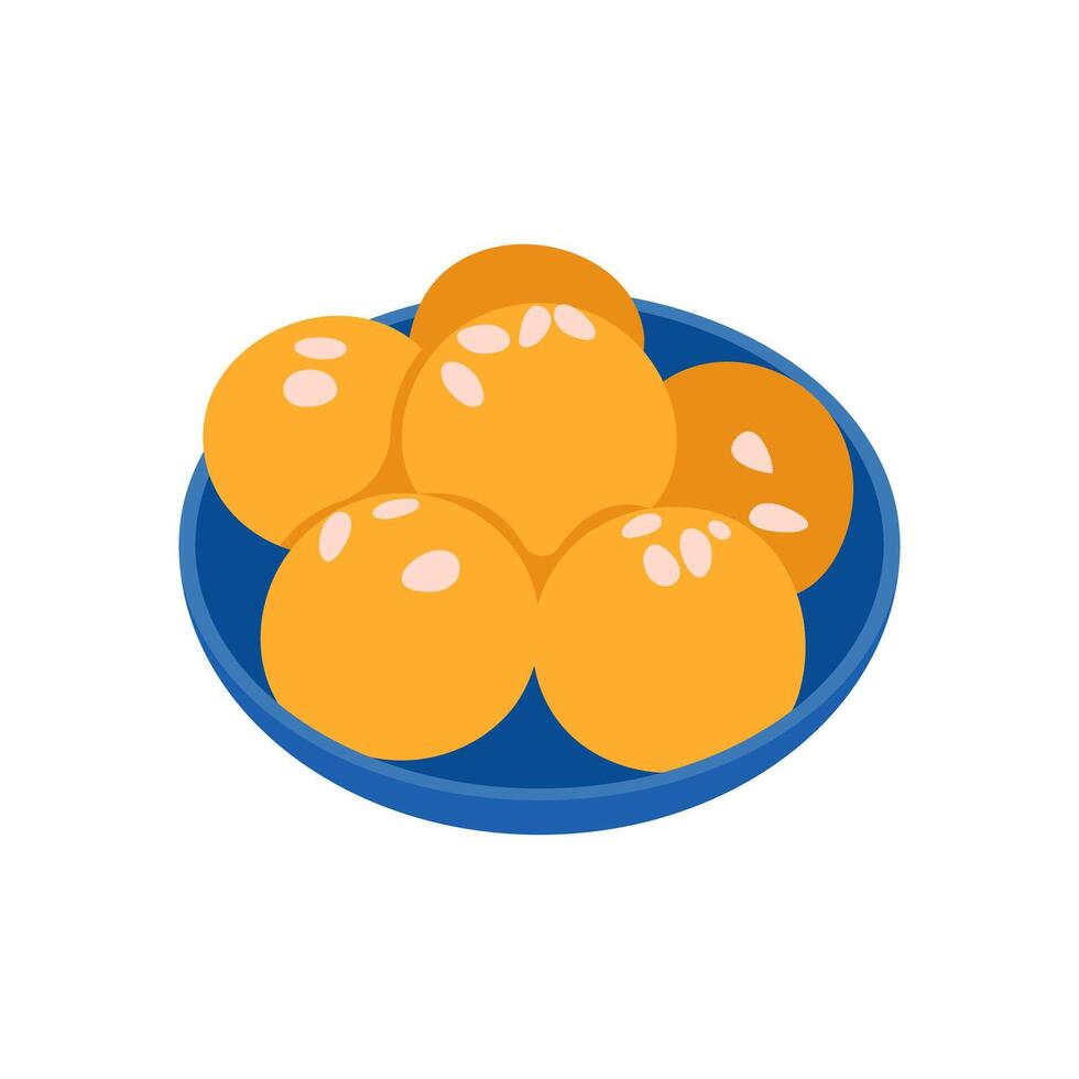 Besan Ladoo, Sweets Illustration vector